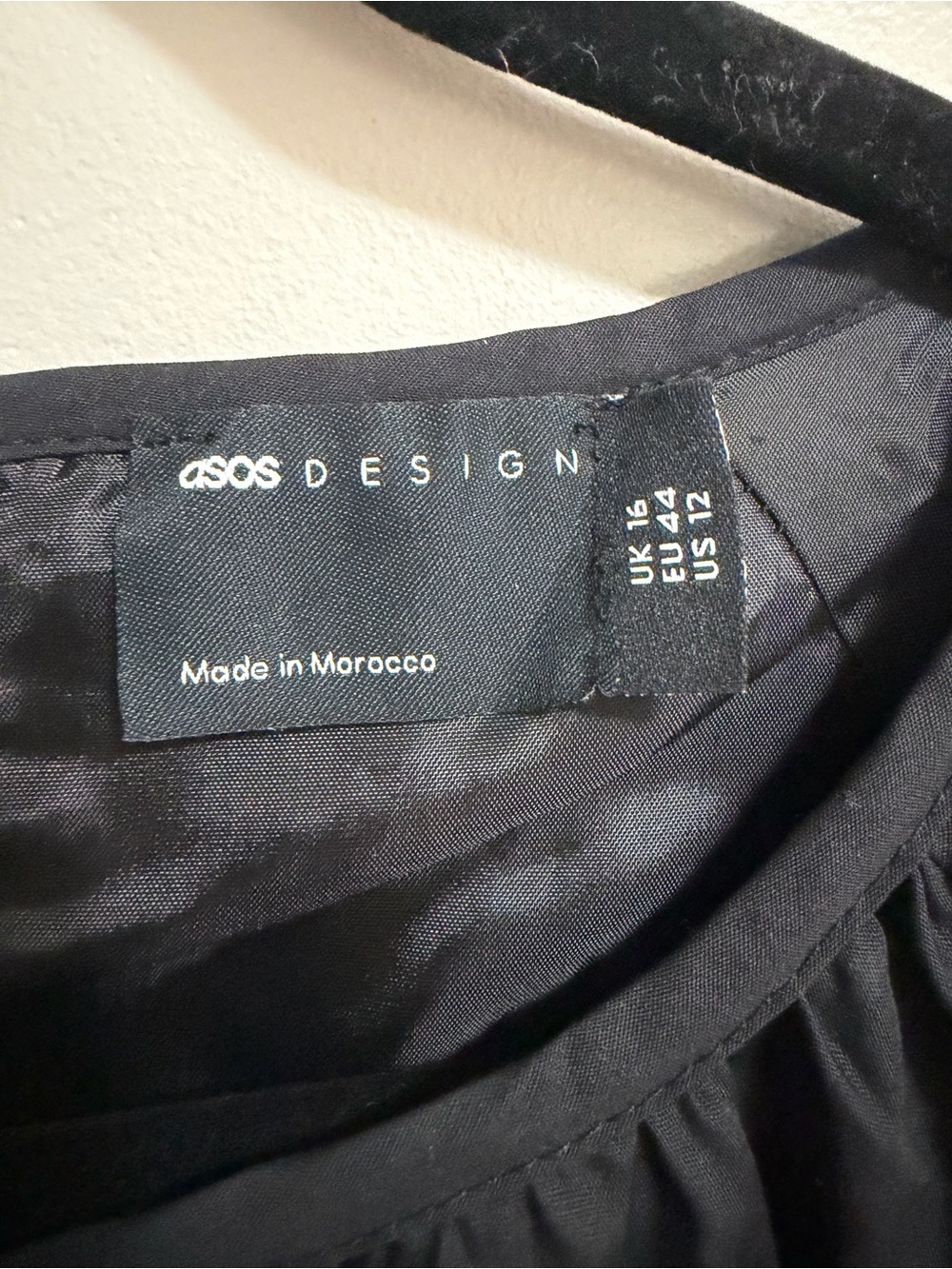 ASOS DESIGN Short Puff Sleeve Bubble Hem Mini Dress Size 12 - Picture 7 of 12